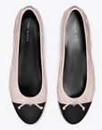 Cap-Toe Bunny Knot Ballet Flat