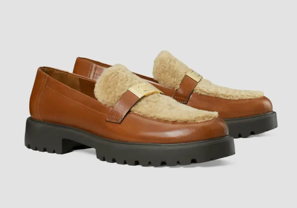 LeeLee Shearling Lug Loafer