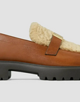 LeeLee Shearling Lug Loafer