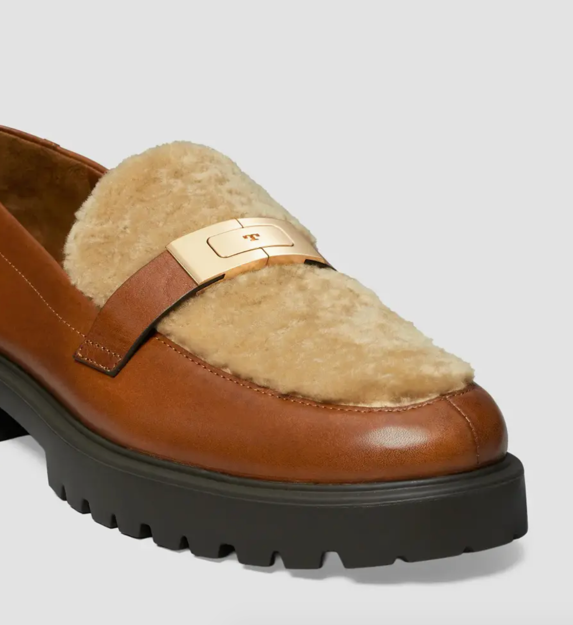 LeeLee Shearling Lug Loafer