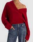 Brenda Deep Shawl Collar Tunic