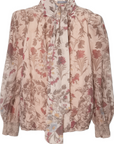 Brentley Tie Neck Blouse