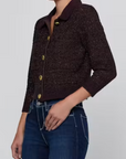 Morrigan Tweed Stitch Collar Cardigan