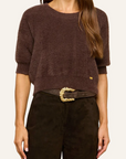 Guinevere Short Sleeve Crop Crew