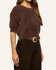 Guinevere Short Sleeve Crop Crew