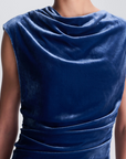 Burke Draped Midi Dress