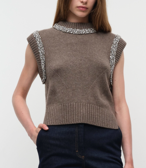 Joanae Pullover With Embellishment