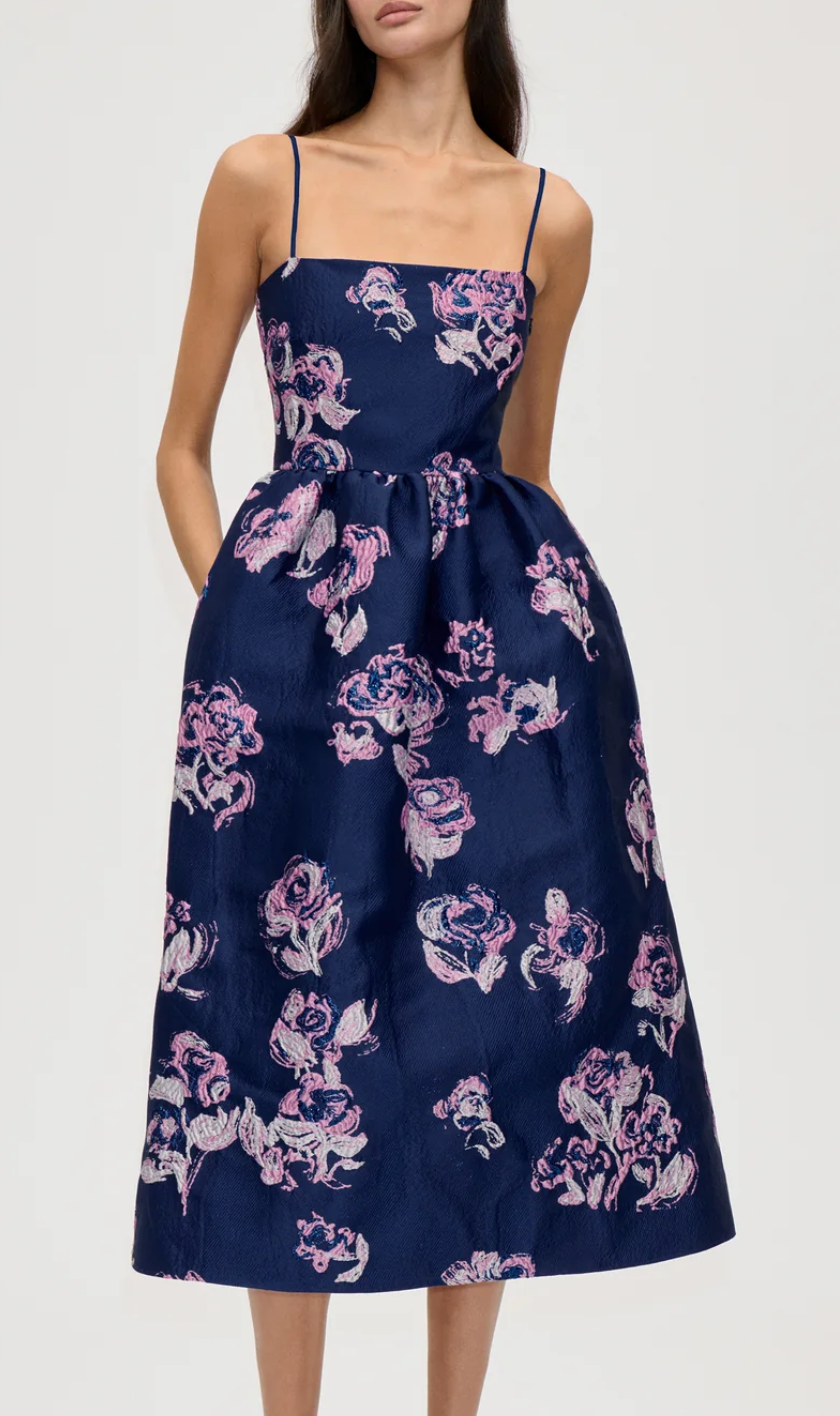Voluminous Strap Dress