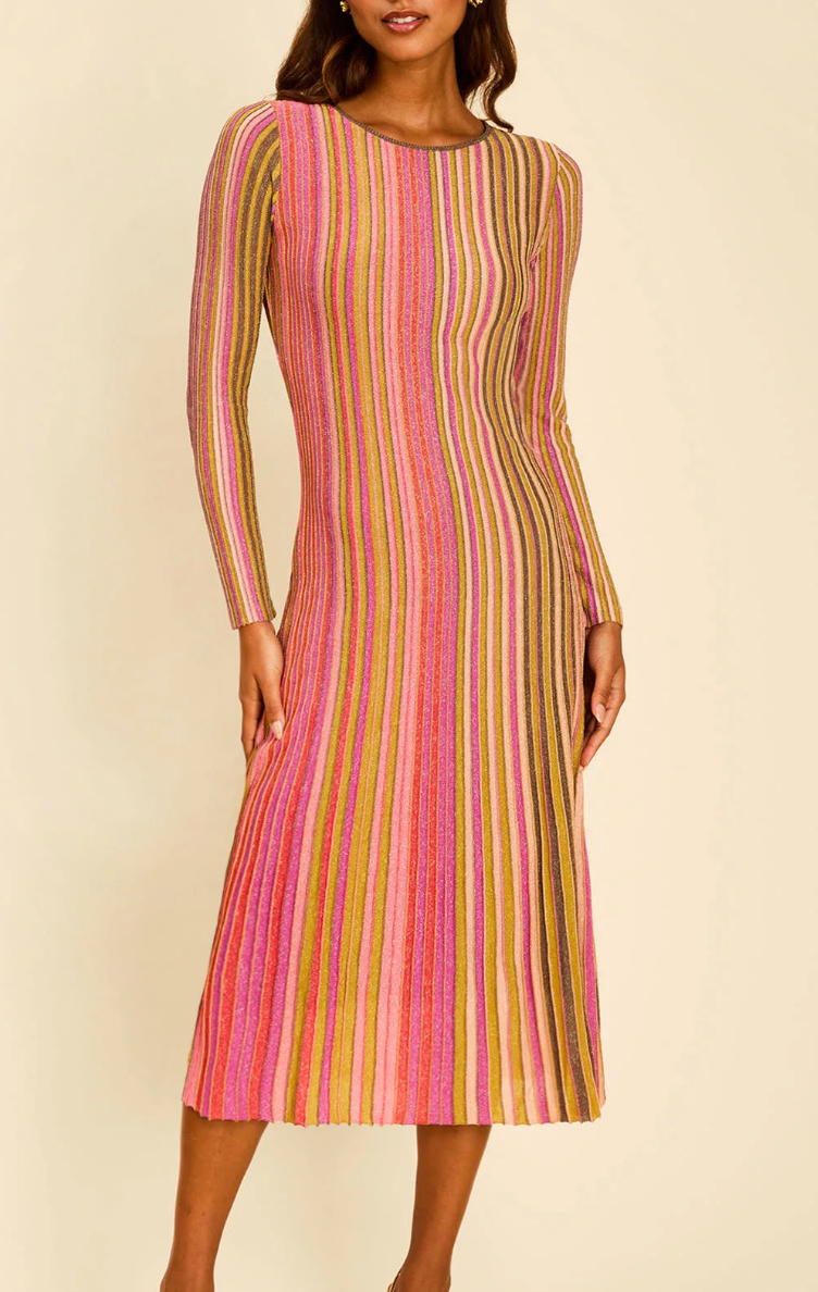 James Knit Midi Dress