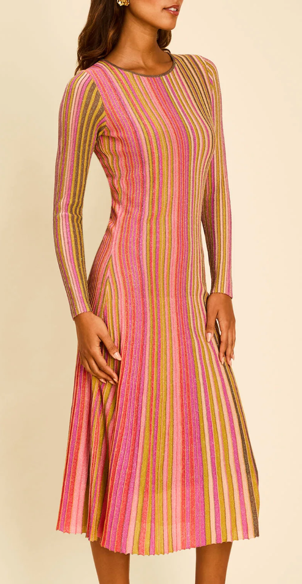 James Knit Midi Dress