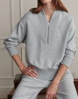 Sally Half Zip Sweat