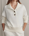 Bronya Button Placket Sweat