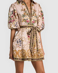 Lucy Long Sleeve Mini Shirt Dress
