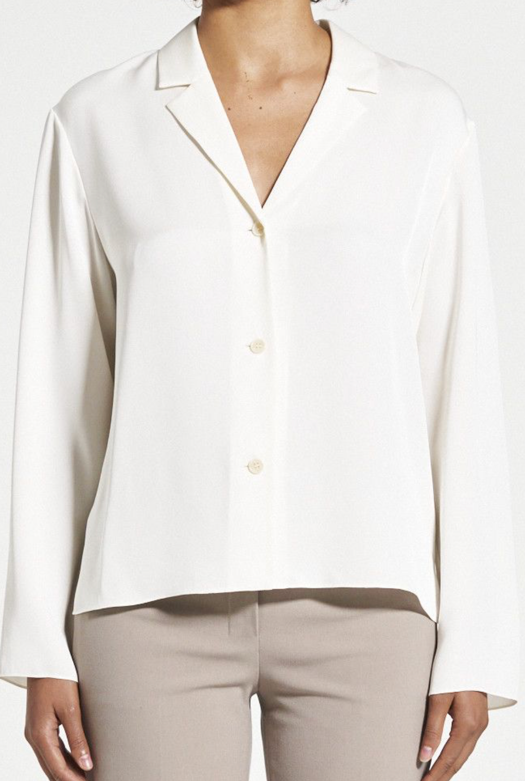 Lapel Collar Blouse