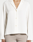 Lapel Collar Blouse