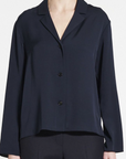 Lapel Collar Blouse