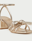 Mikel Mid Heel Bow Sandal