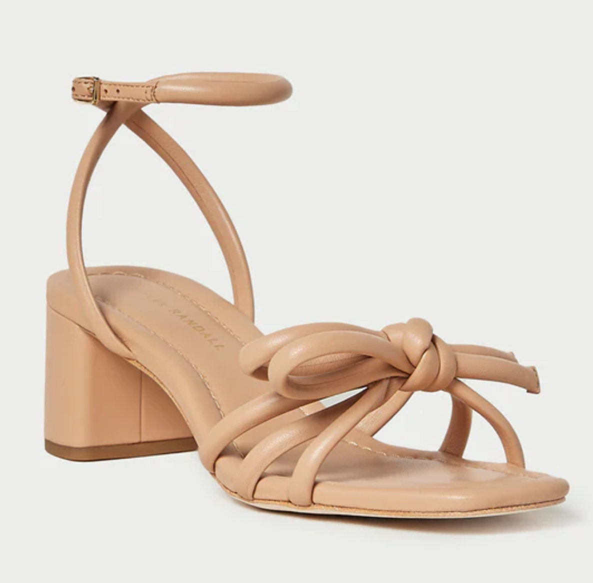 Mikel Mid Heel Bow Sandal