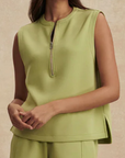 Simmons Half Zip Tank
