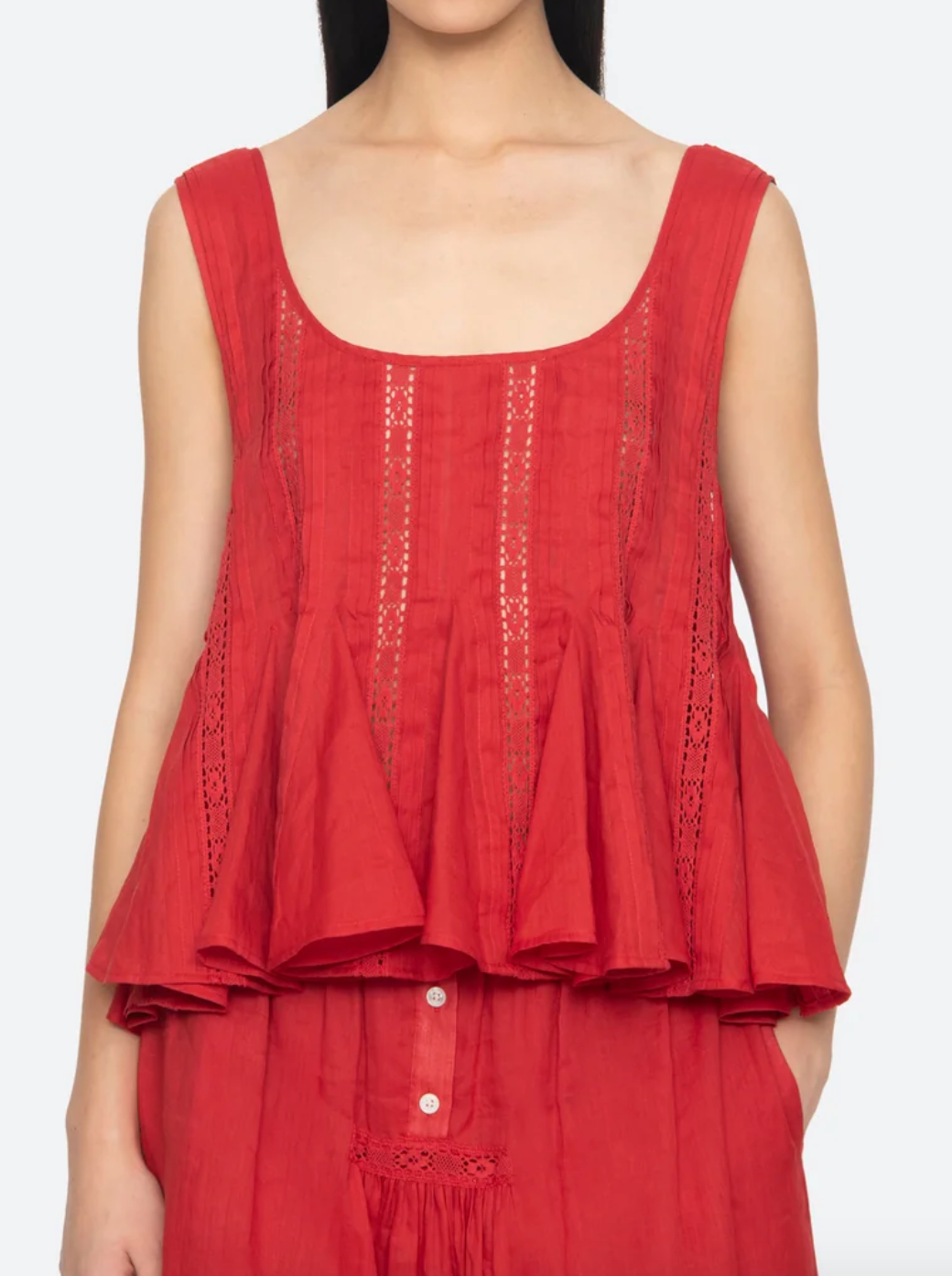 Pippa Solid Sleeveless Top
