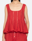 Pippa Solid Sleeveless Top