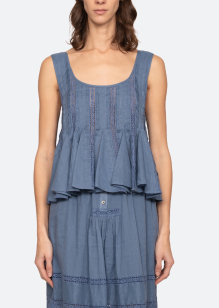 Pippa Solid Sleeveless Top
