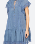 Pippa Solid Short Sleeve Mini Dress