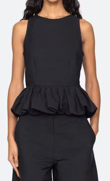 Roni Solid Boat Neck Top