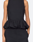Roni Solid Boat Neck Top
