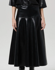 Vita Maxi Skirt in Recycled Leather