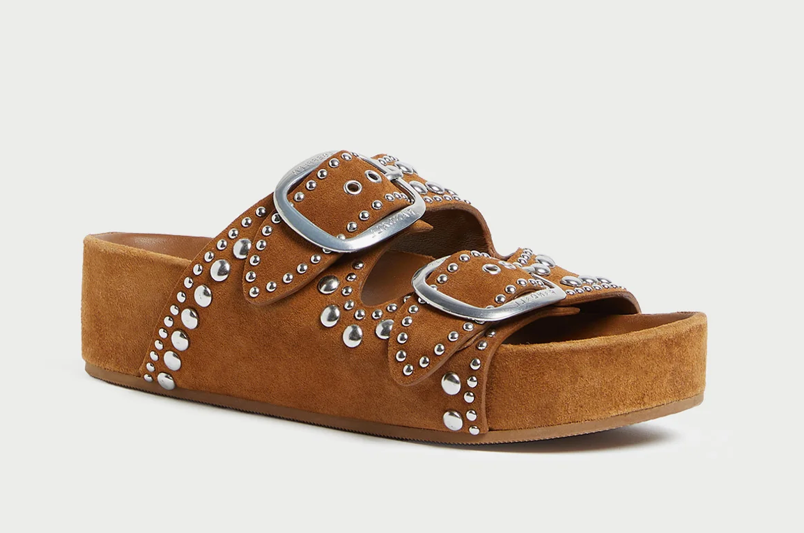 Jack Two Band Sandal With Studs