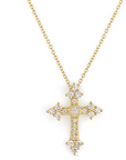 Provence Champagne Cross Necklace