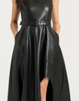 Vegan Leather Zelda Dress