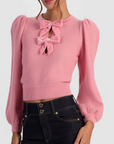 Doris Pointelle Pullover