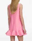 Pink Taffeta Mini Dress