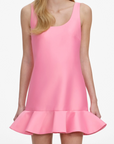Pink Taffeta Mini Dress