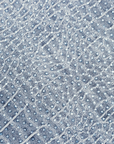 Rhinestone Croc Effect Denim Mini Dress
