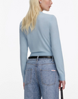 Blue Rose Wool Jumper