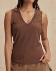 Corby V Neck Tank