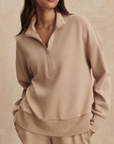 Mavis Mock Neck Sweat