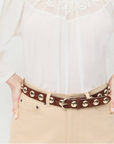 Issa Dome Studded Belt