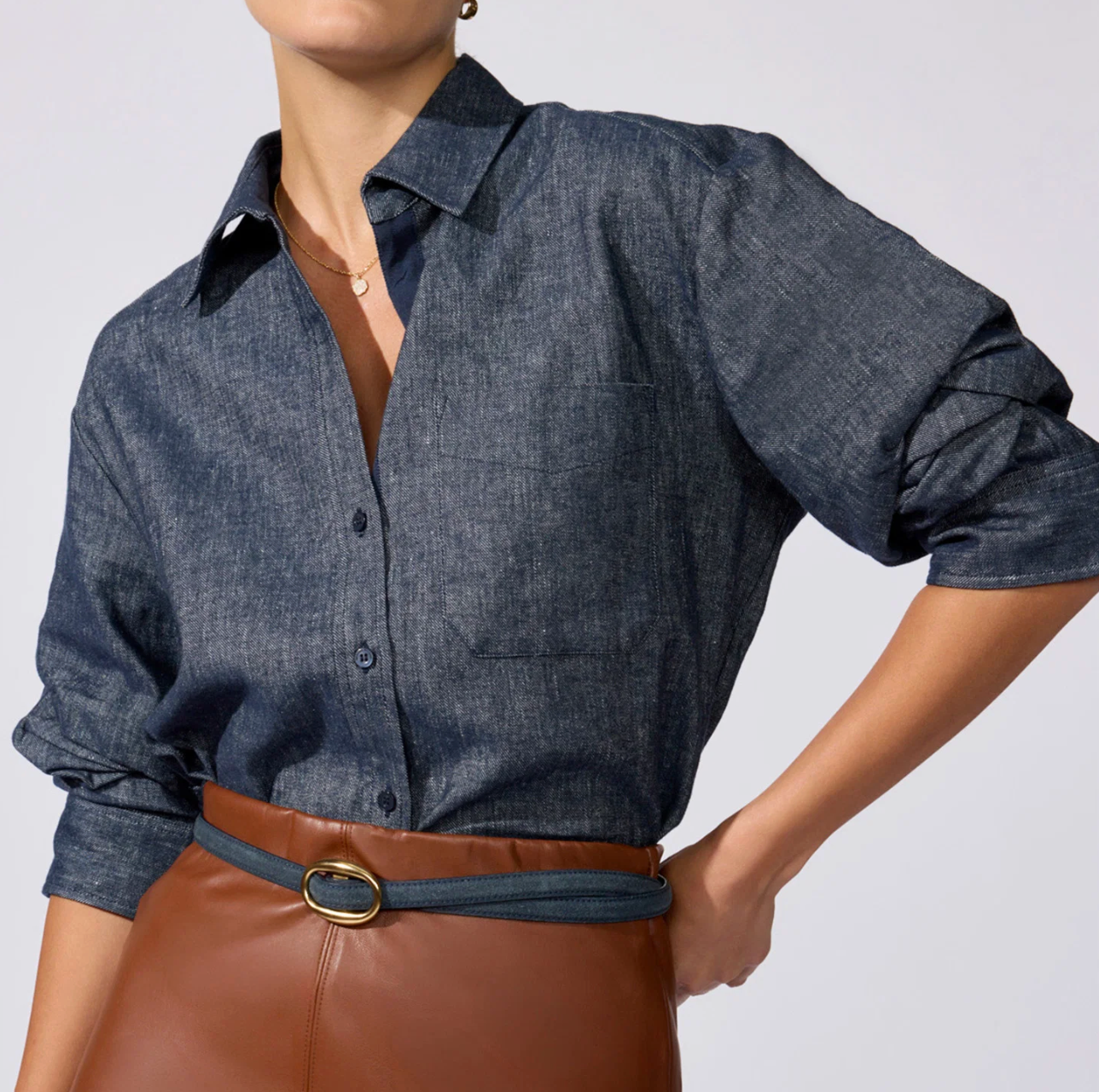 Pia Denim Shirt