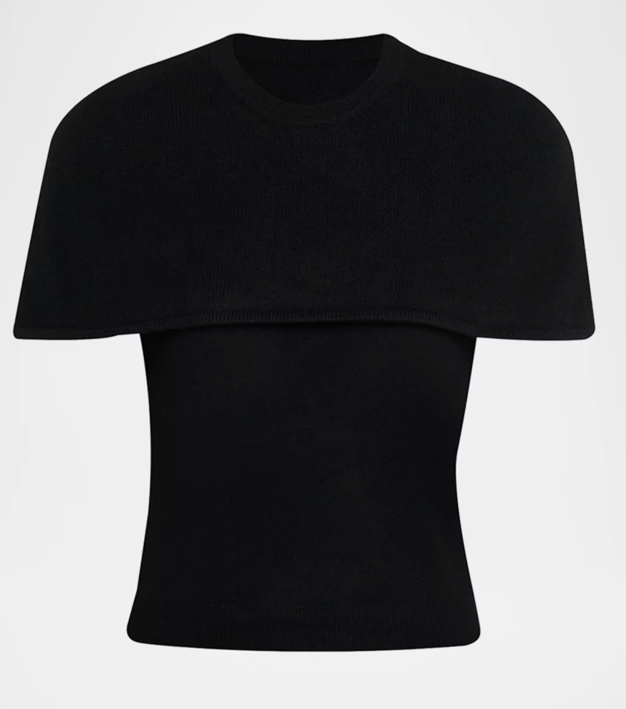 Yuki Short Sleeve Cape Top