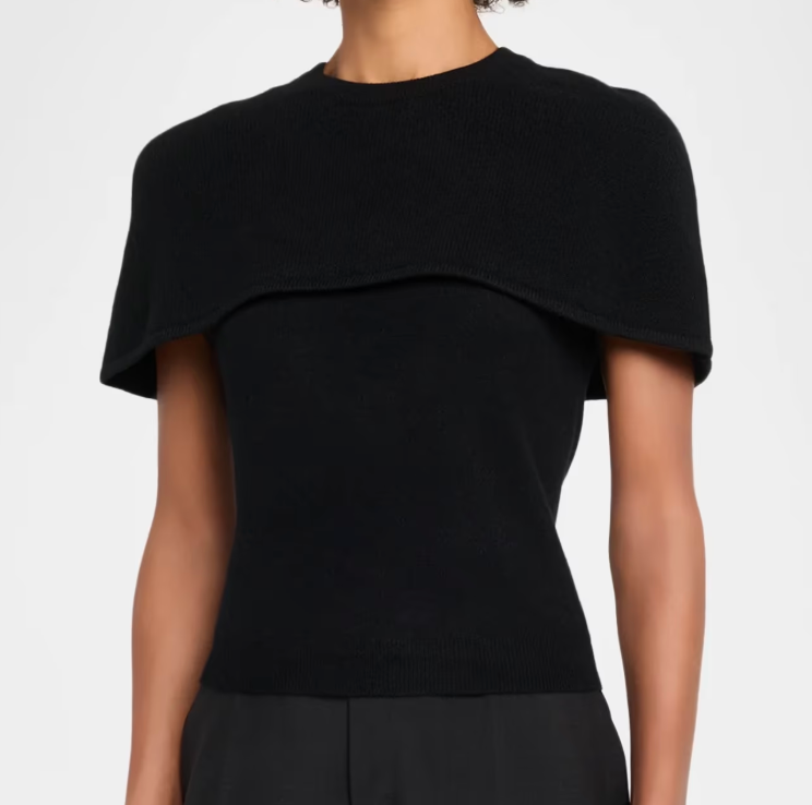 Yuki Short Sleeve Cape Top