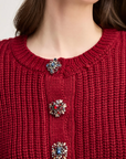 Rita Baroque Embellished Cardigan