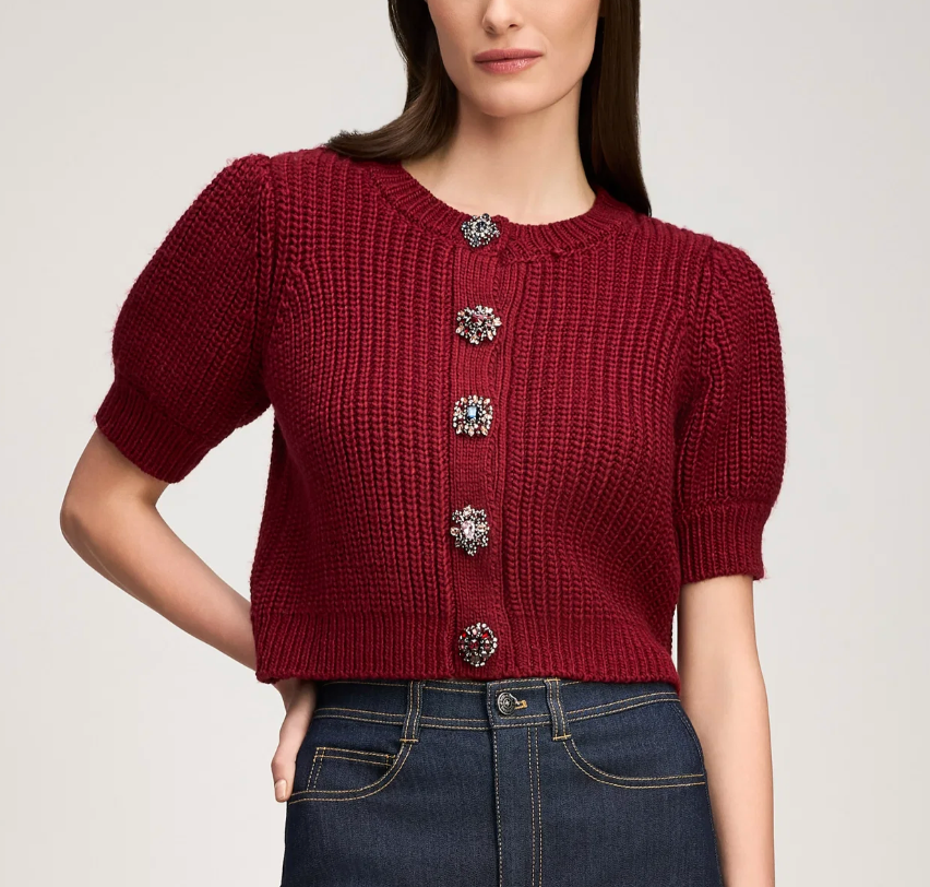 Rita Baroque Embellished Cardigan