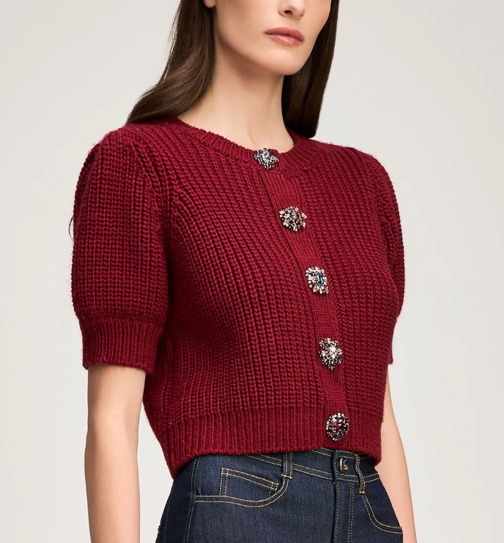 Rita Baroque Embellished Cardigan