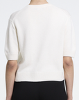 Crop V Tee Sweater