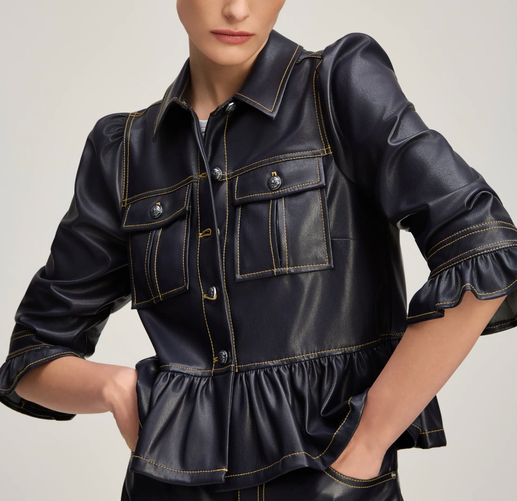 Lite Vegan Leather Delanie Jacket