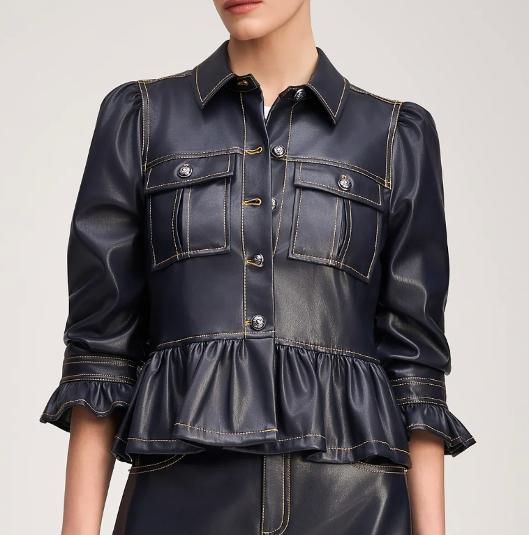Lite Vegan Leather Delanie Jacket